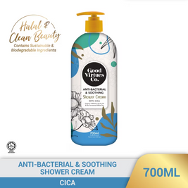 Good Virtues Co. Anti-Bacterial & Soothing Shower Cream With Cica 700ml