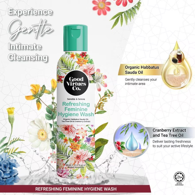 Good Virtues Co. Refreshing Feminine Hygiene Wash 150ml