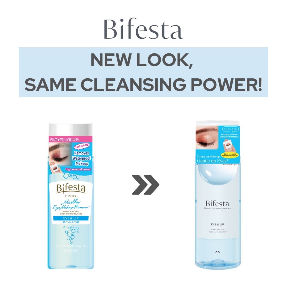 Bifesta Micellar Water Makeup Remover Lip and eyes 145ml