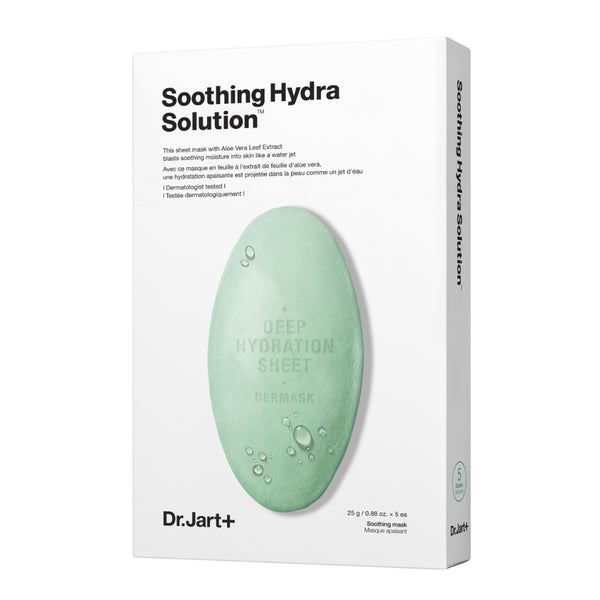 Dr.Jart+ Dermask Soothing Hydra Solution Deep Hydration Sheet Mask 5pcs