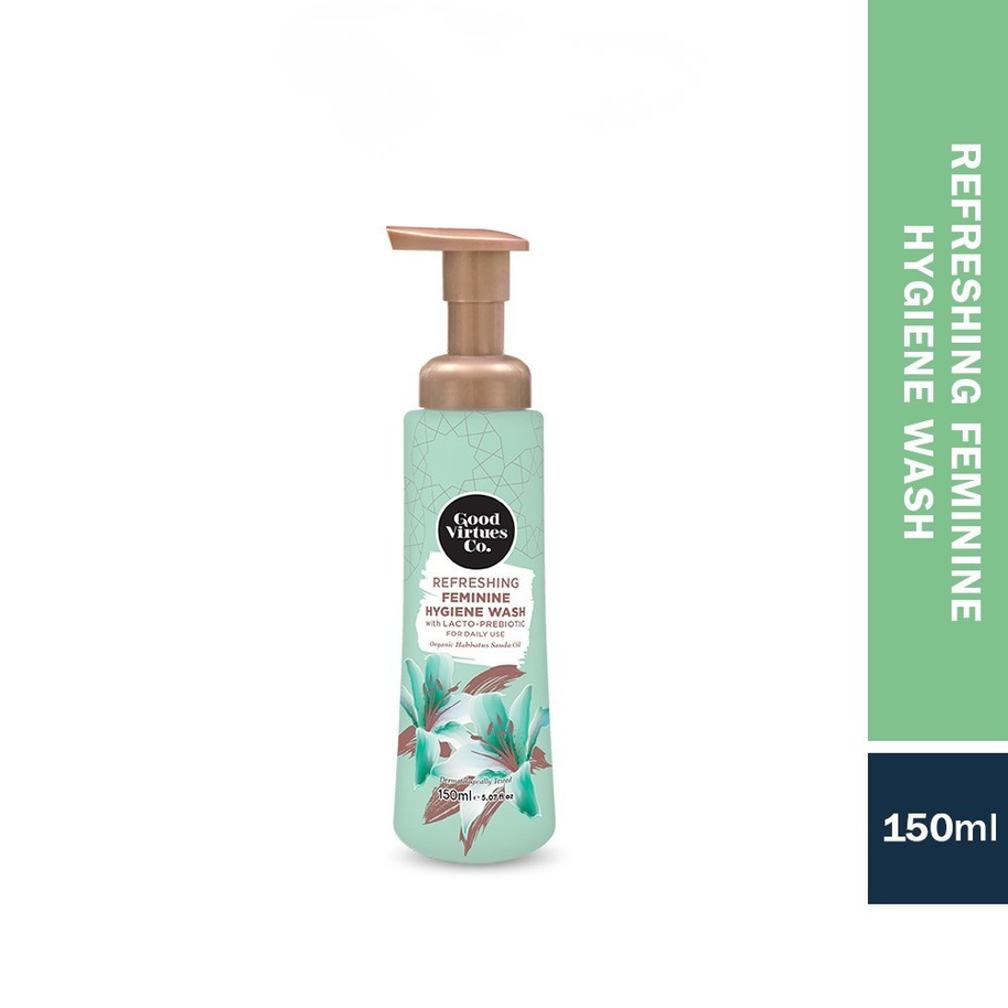 Good Virtues Co. Refreshing Feminine Hygiene Wash with Lacto-Prebiotic 150ml