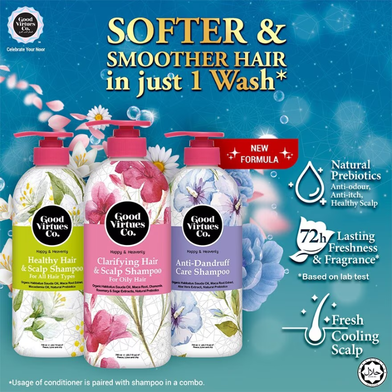 Good Virtues Co. Clarifying Hair & Scalp Shampoo 300ml