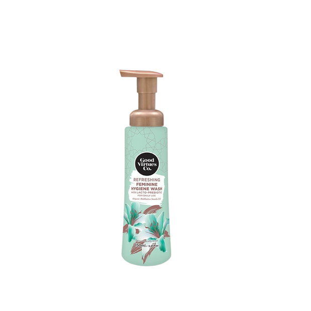 Good Virtues Co. Refreshing Feminine Hygiene Wash with Lacto-Prebiotic 150ml