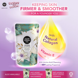 Good Virtues Co. Anti-Aging & Hydrating Shower Cream With Vitamin E 600ml