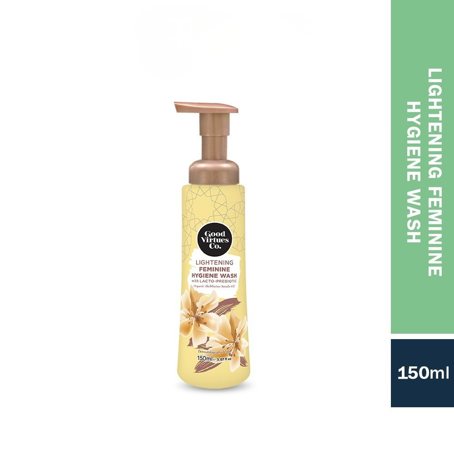 Good Virtues Co. Lightening Feminine Hygiene Wash with Lacto-Prebiotic 150ml