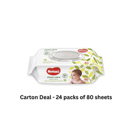 HUGGIES Baby Wipes Clean Care 80s x 24