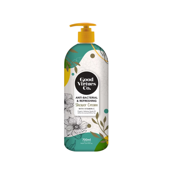 Good Virtues Co. Anti-Bacterial & Refreshing Shower Cream With Vitamin C 700ml