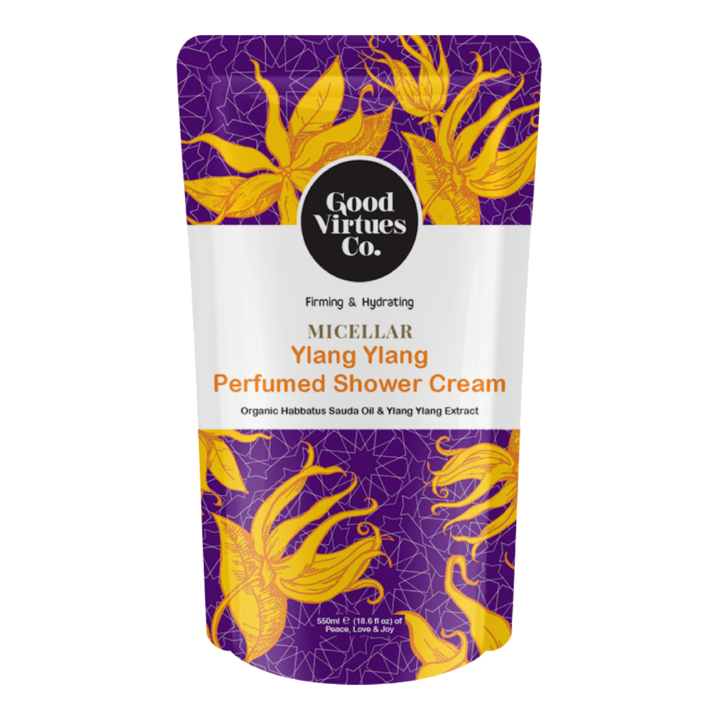 GVC Good Virtues Co. Micellar Ylang Ylang Perfumed Shower Cream Refill 550ml