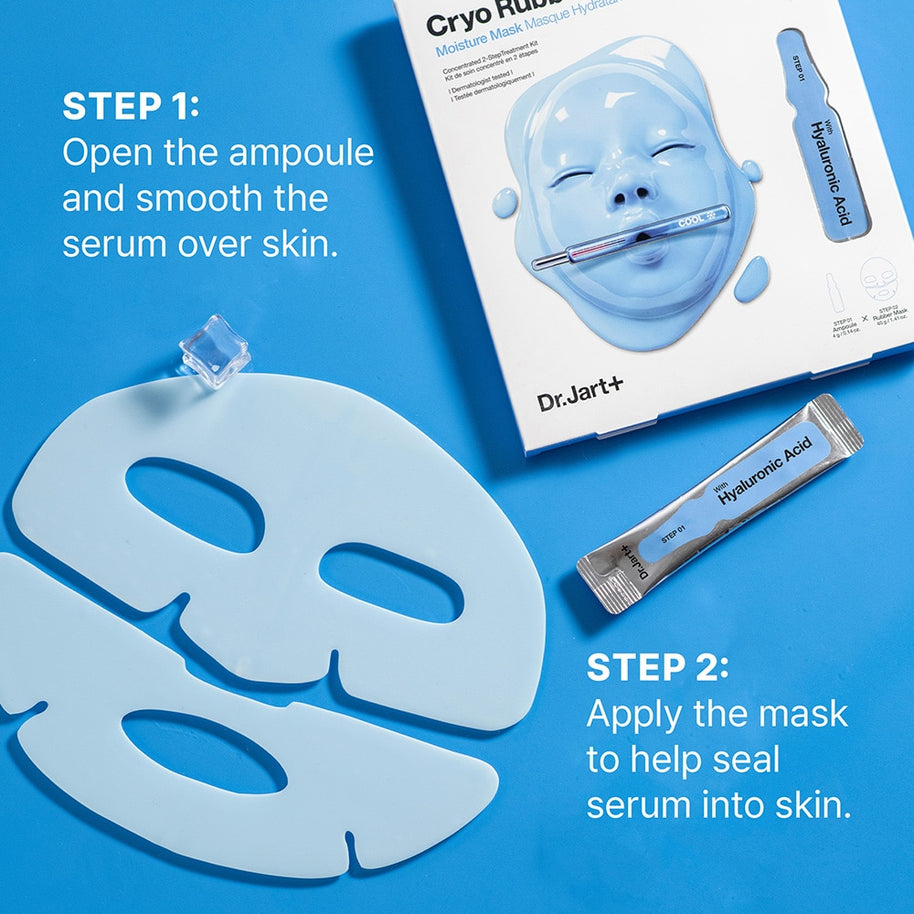 Dr.Jart+ Cryo Rubber Moisture Mask with Hyaluronic Acid 4g & 40g