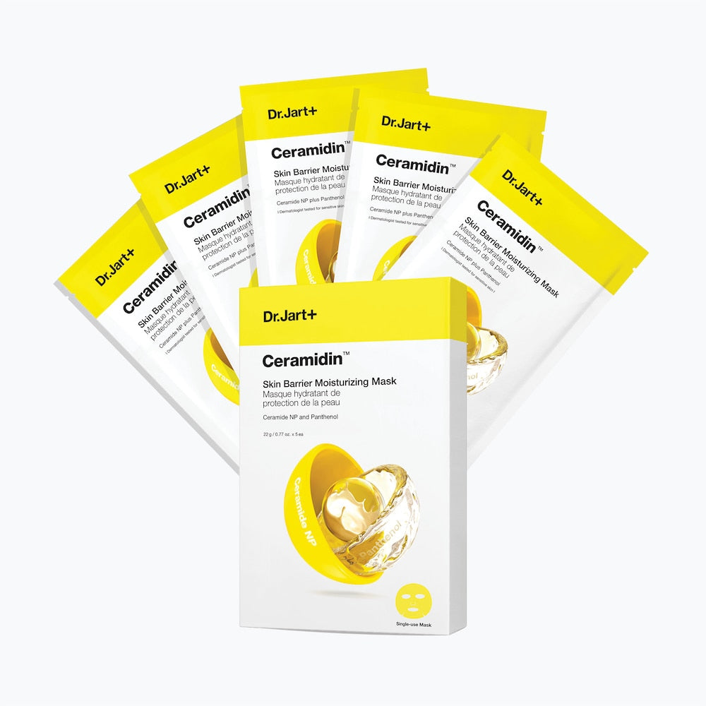 Dr.Jart+ Ceramidin™ Skin Barrier Moisturing Face Mask 22g, 5 Sheets