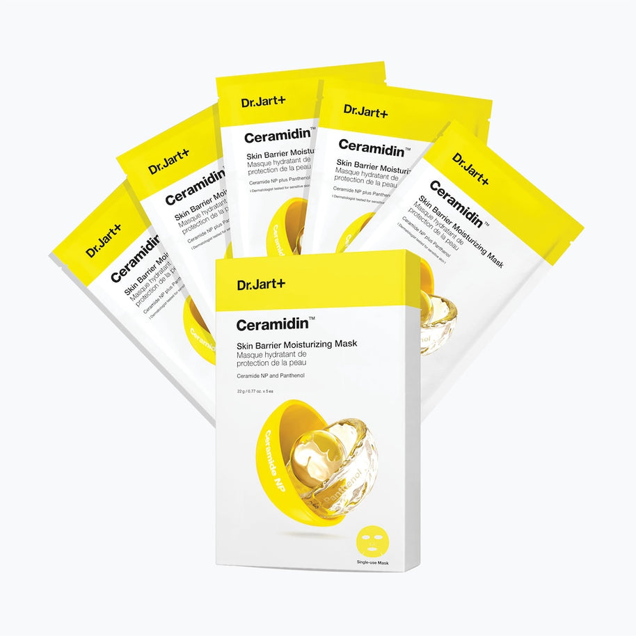 Dr.Jart+ Ceramidin™ Skin Barrier Moisturing Face Mask 22g, 5 Sheets
