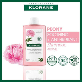 Klorane Soothing Shampoo with Organic Peony - Sensitive scalp 400ml