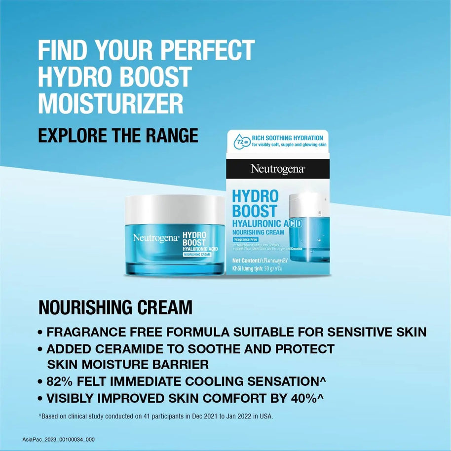 NEUTROGENA Hydro Boost Water Gel Moisturizer (For All Skin Types) 50g