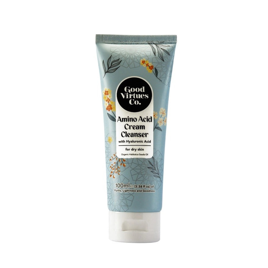 GVC Good Virtues Co.Amino Acid Cream Cleanser with Hyaluronic Acid (For Dry Skin) 100ml