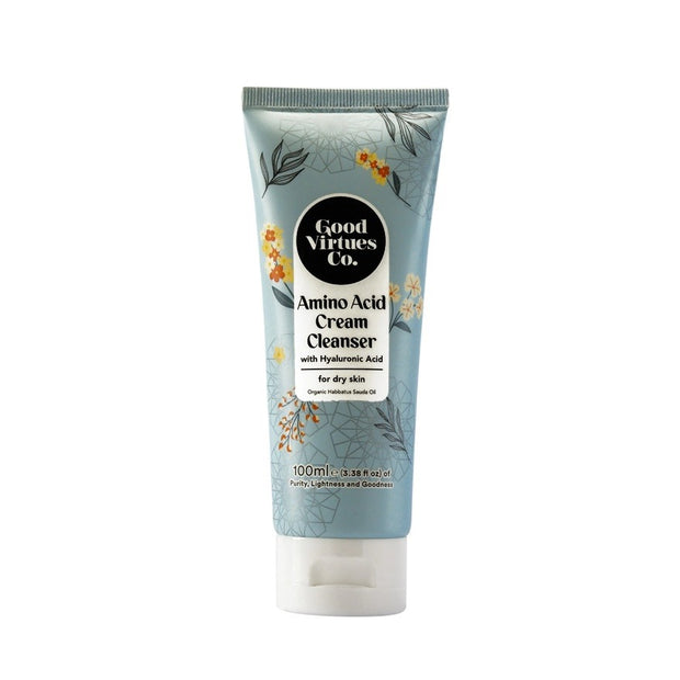 GVC Good Virtues Co.Amino Acid Cream Cleanser with Hyaluronic Acid (For Dry Skin) 100ml