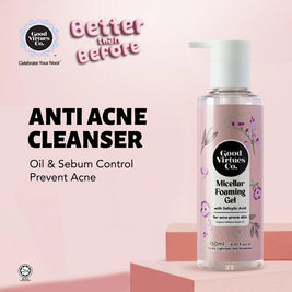 GVC Good Virtues Co. Micellar Foaming Gel with Salicylic Acid (For Acne Skin) 150ml