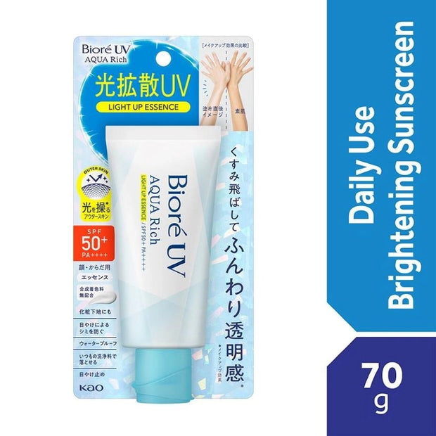 BIORE UV Aqua Rich Light Up Essence SPF50 PA++++ 70g