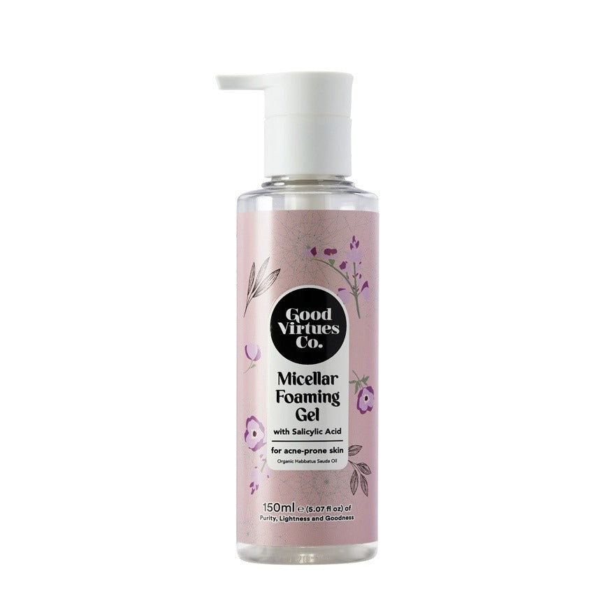 GVC Good Virtues Co. Micellar Foaming Gel with Salicylic Acid (For Acne Skin) 150ml