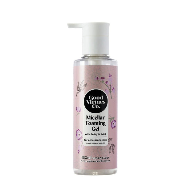 GVC Good Virtues Co. Micellar Foaming Gel with Salicylic Acid (For Acne Skin) 150ml