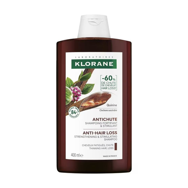 Klorane Quinine Strengthening + Anti-Hairloss Shampoo 400ml