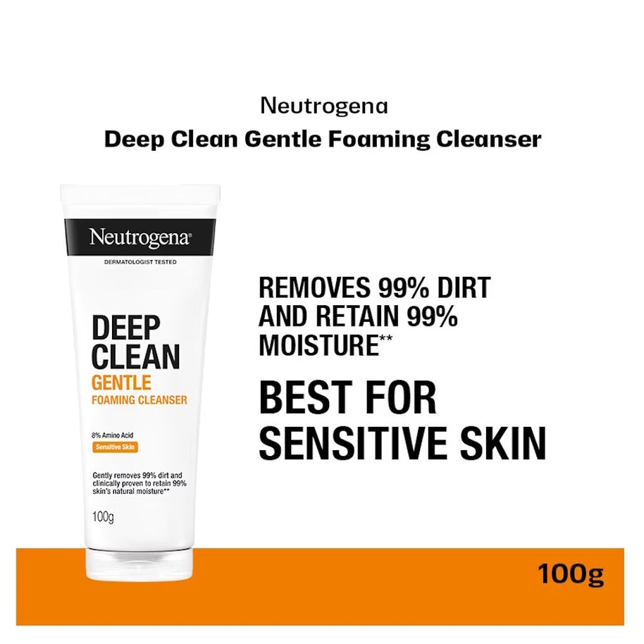 NEUTROGENA Deep Clean Gentle Foaming Cleanser (For All Skin Types) 100g