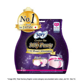 Sofy Comfort Nite 360° Panty Size  M-L (Waist 68-86cm Hip 85-105cm) 2s