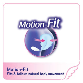 Sofy Comfort Nite Cottony Soft Motion Fit Anti-Back Leakage Sanitary Pad Night Wing 35.5cm (For Heavy Flow) 16s