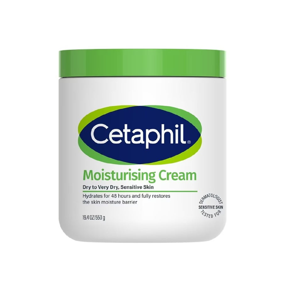 Cetaphil Moisturizing Cream Face & Body Moisturizer (For Dry and Sensitive Skin) 550g