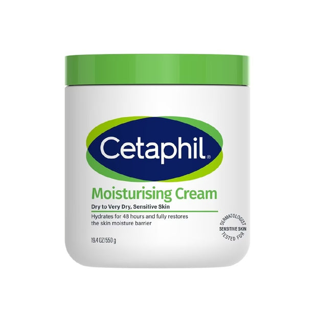 Cetaphil Moisturizing Cream Face & Body Moisturizer (For Dry and Sensitive Skin) 550g
