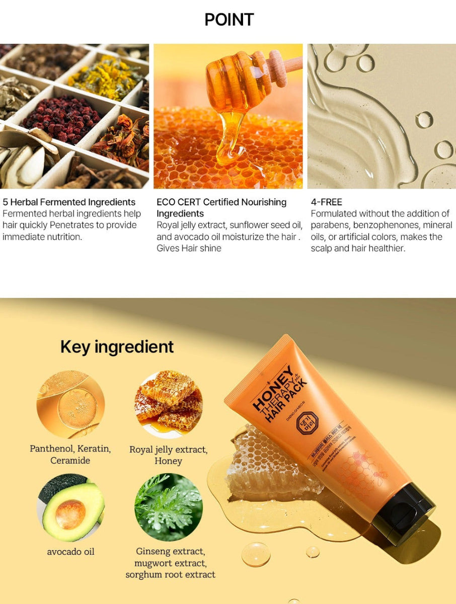 DAENG GI MEO RI Professional Honey Therapy Plus Hair Pack 150ml(Hair Mask)