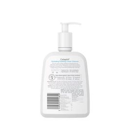 Cetaphil Hydrating Foaming Cream Cleanser (For Normal To Dry, Sensitive Skin With Prebiotic Aloe) 473ml
