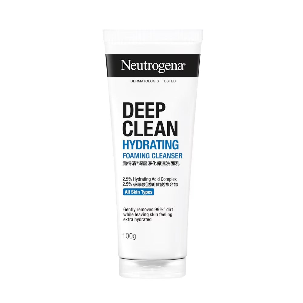 NEUTROGENA Deep Clean Hydrating Foaming Cleanser (For Dry & Sensitive Skin) 100g
