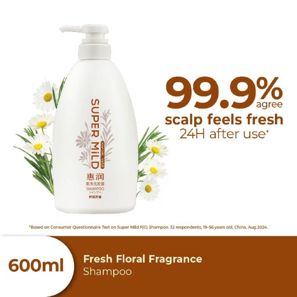 SUPER MiLD Fresh Floral Fragrance Shampoo 600ml