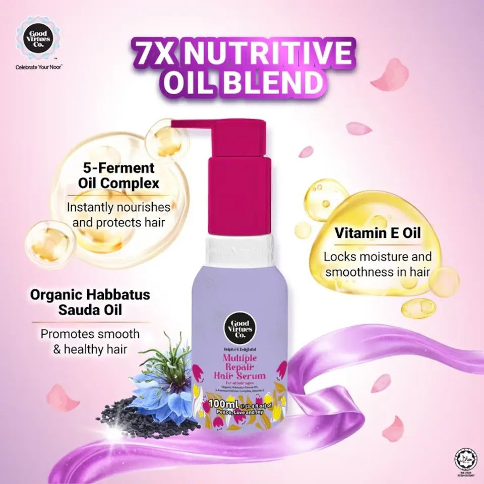 GVC Good Virtues Co. Multiple Repair Hair Serum 100ml (0259)