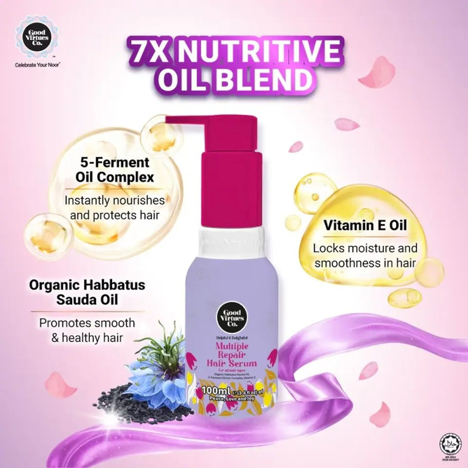 GVC Good Virtues Co. Multiple Repair Hair Serum 100ml (0259)