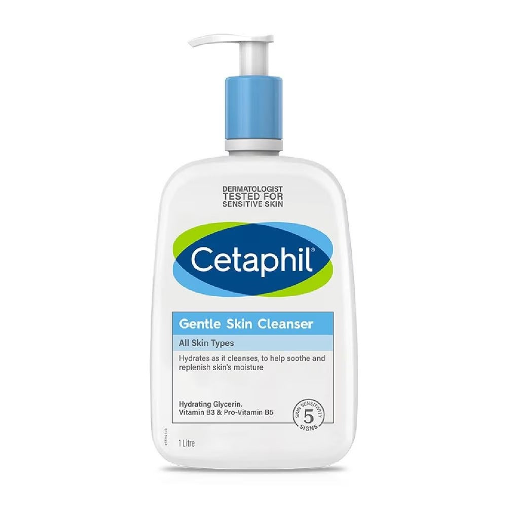 Cetaphil Gentle Skin Cleanser Hydrating Face & Body Wash 1L