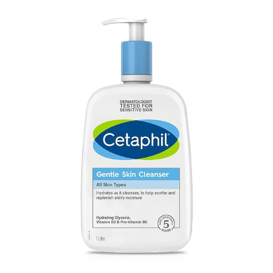 Cetaphil Gentle Skin Cleanser Hydrating Face & Body Wash 1L