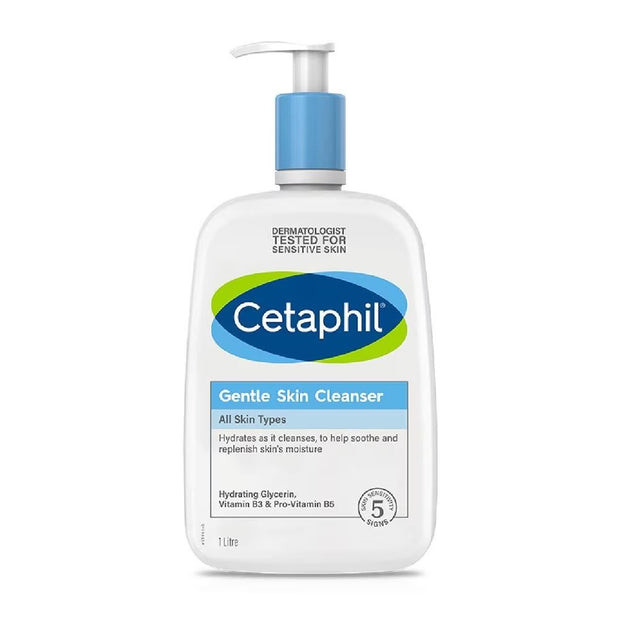 Cetaphil Gentle Skin Cleanser Hydrating Face & Body Wash 1L