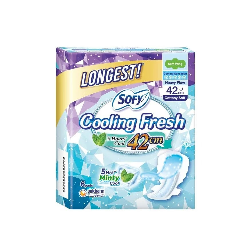 Sofy Cooling Fresh Night 42cm Slim Wing 6s