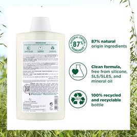 Klorane Ulta-Gentle Oat Shampoo (For All Hair Types, To Gently Cleanses, Softens & Protects Scalp & Hair) 400ml