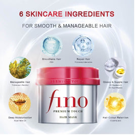 Fino Premium Touch Hair Mask Rinse-off Treatment 230g