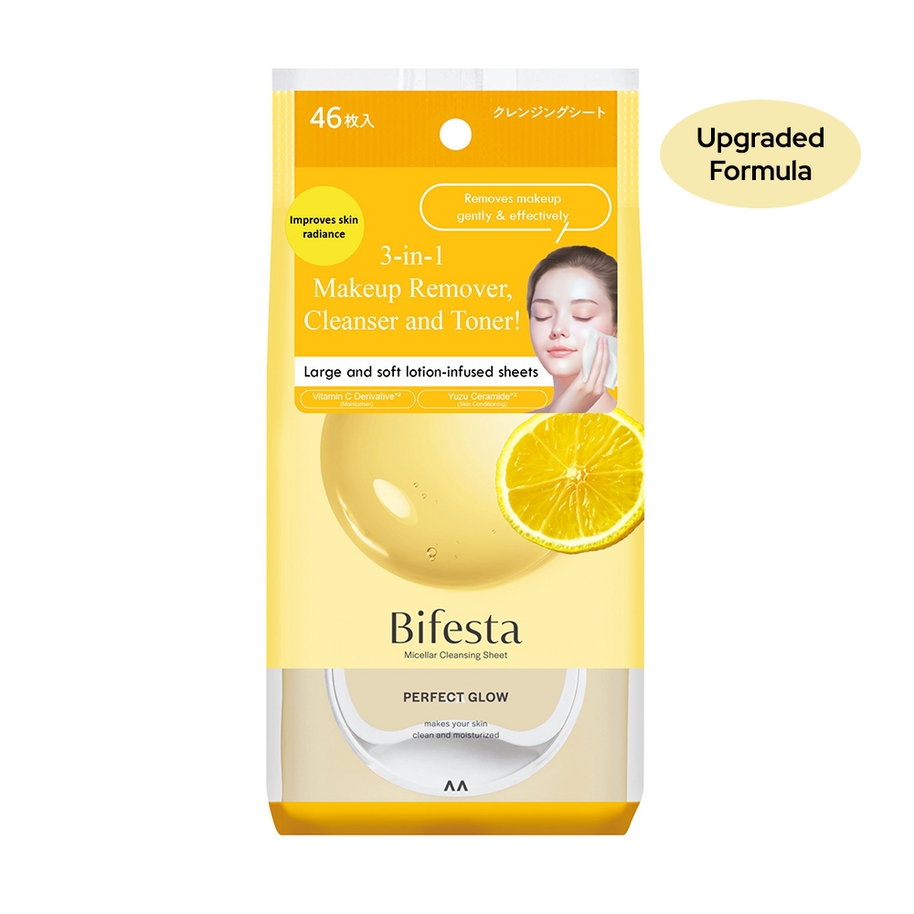 Bifesta Makeup Remover Wipes Perfect Glow 46 Sheets