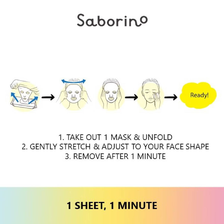SABORINO Morning Facial Sheet Mask Botanical 30s