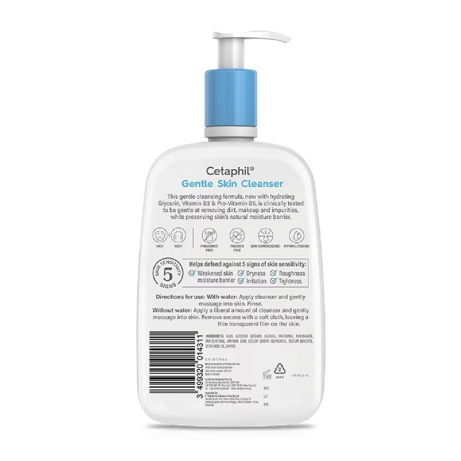 Cetaphil Gentle Skin Cleanser Hydrating Face & Body Wash 1L