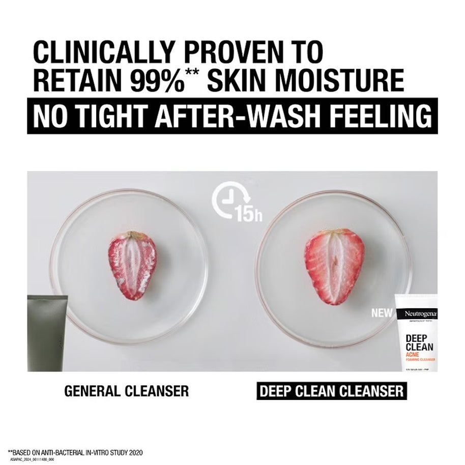NEUTROGENA Deep Clean Brightening Foaming Cleanser (For Dull Skin)100g