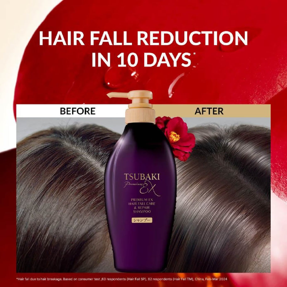 TSUBAKI Premium EX Hair Fall Care & Repair Shampoo 450ml