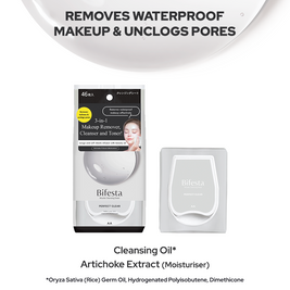 Bifesta Makeup Remover Wipes Perfect Clear 46 Sheets