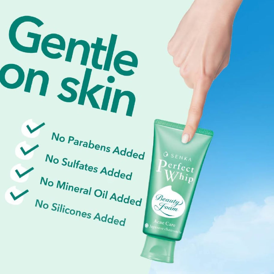SENKA Perfect Whip Acne-Care Beauty Foam Facial Cleanser 100g