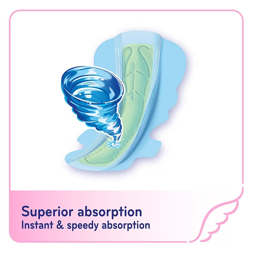 Sofy Comfort Nite Anti Bacterial Odor Care Motion Fit Anti-Back Leakage Sanitary Pad Night Wing 35.5cm (For Heavy Flow) 14s