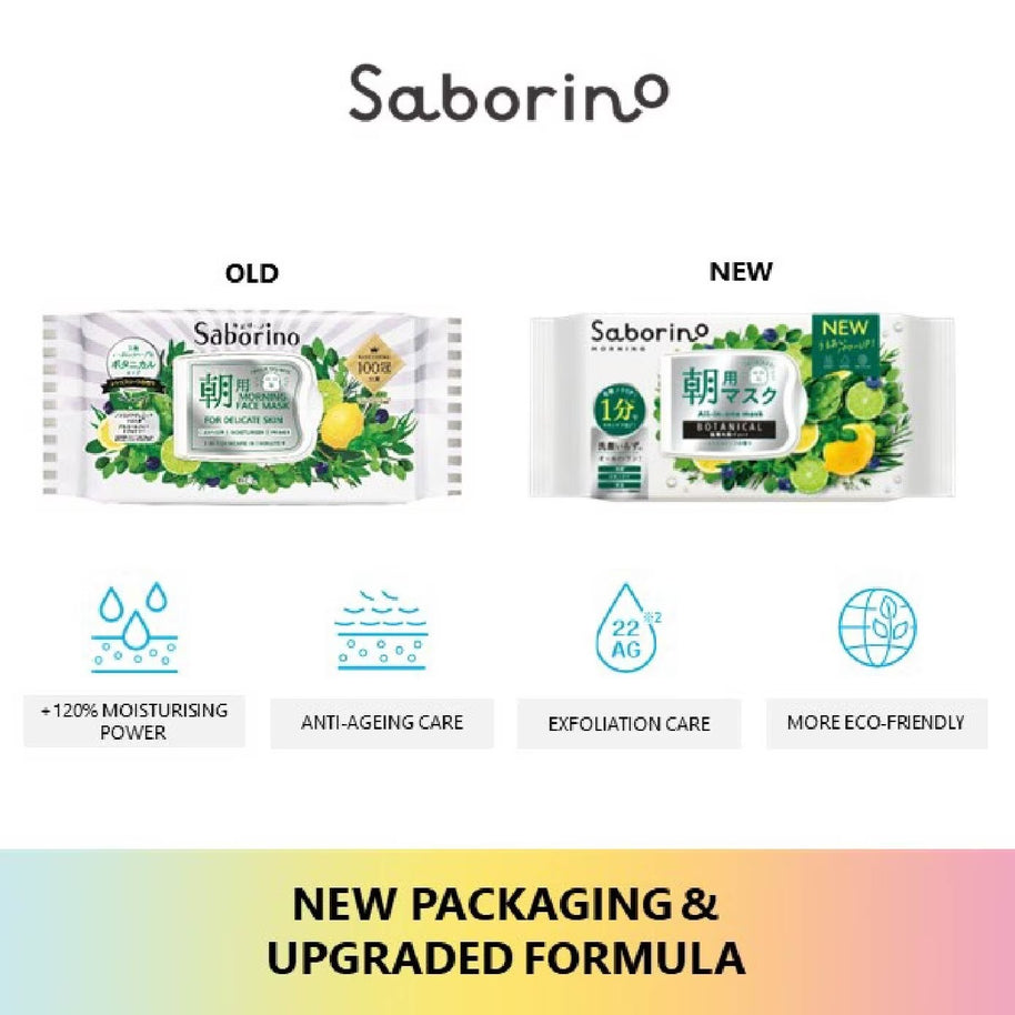 SABORINO Morning Facial Sheet Mask Botanical 30s